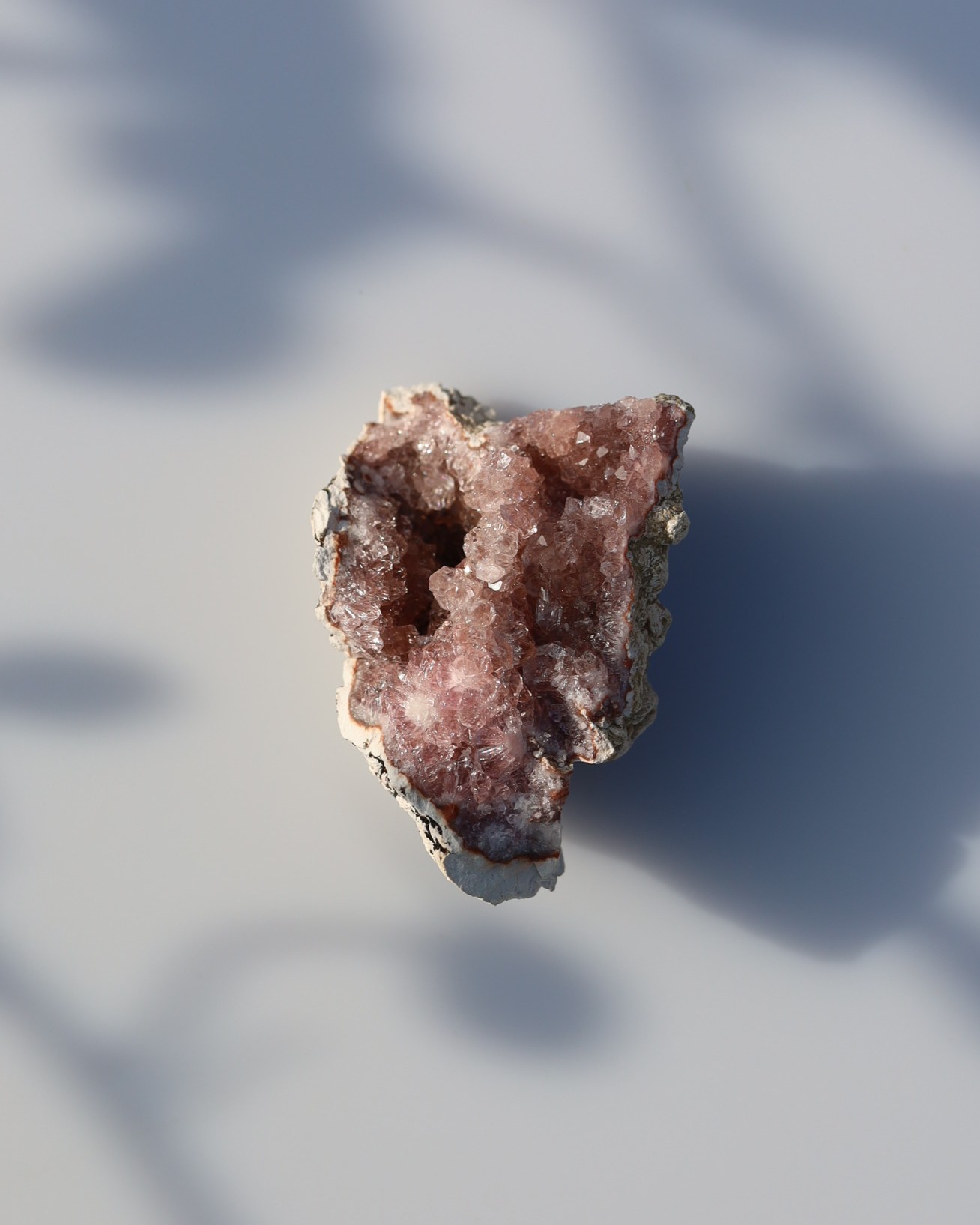 Roze amethist geode | Z1