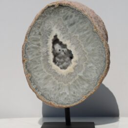 Agaat geode, white harmony