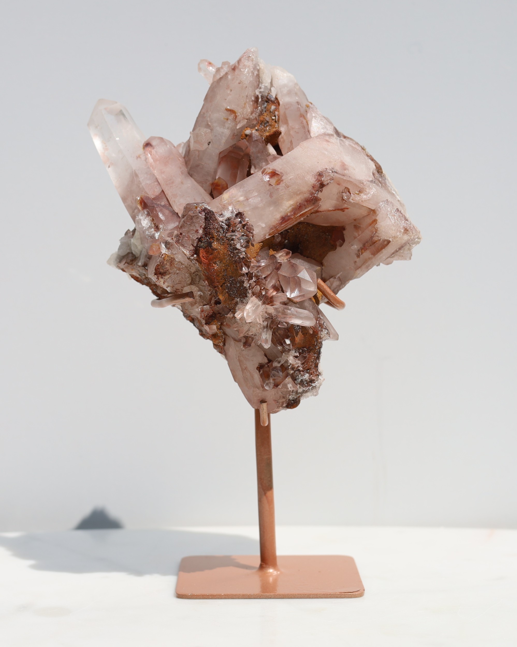 Lithium kwarts, pink aurora