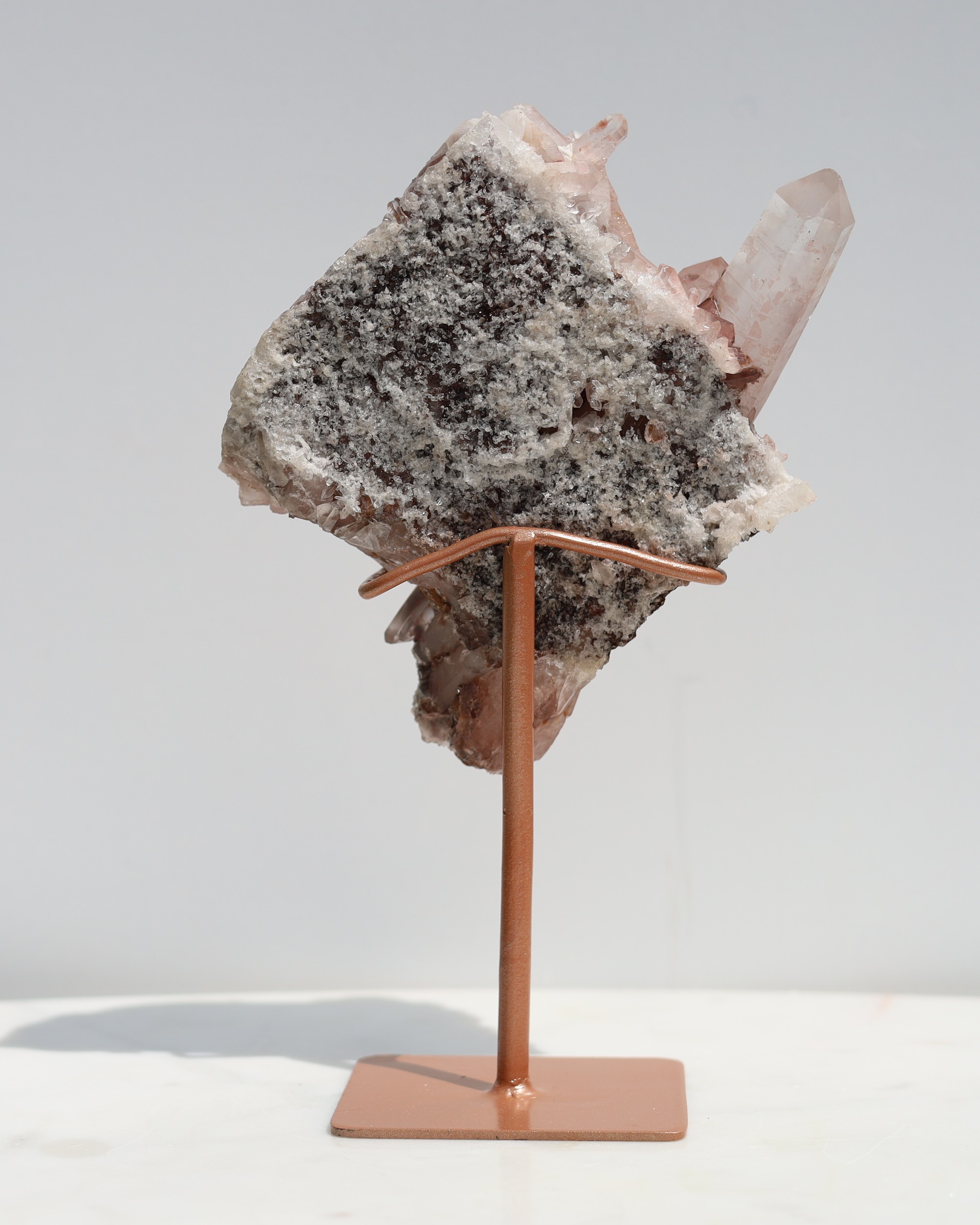 Lithium kwarts, pink aurora - Afbeelding 4