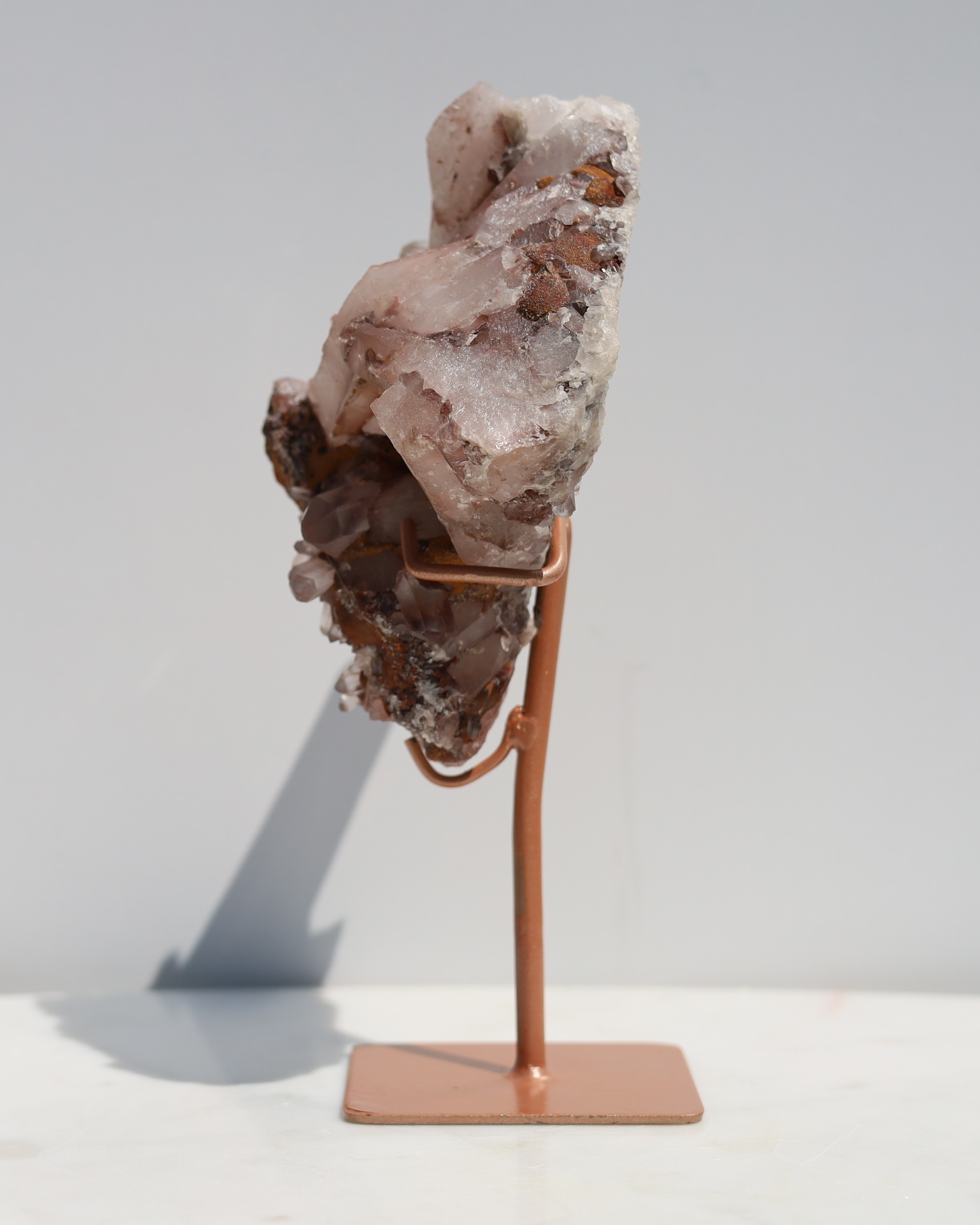 Lithium kwarts, pink aurora - Afbeelding 5