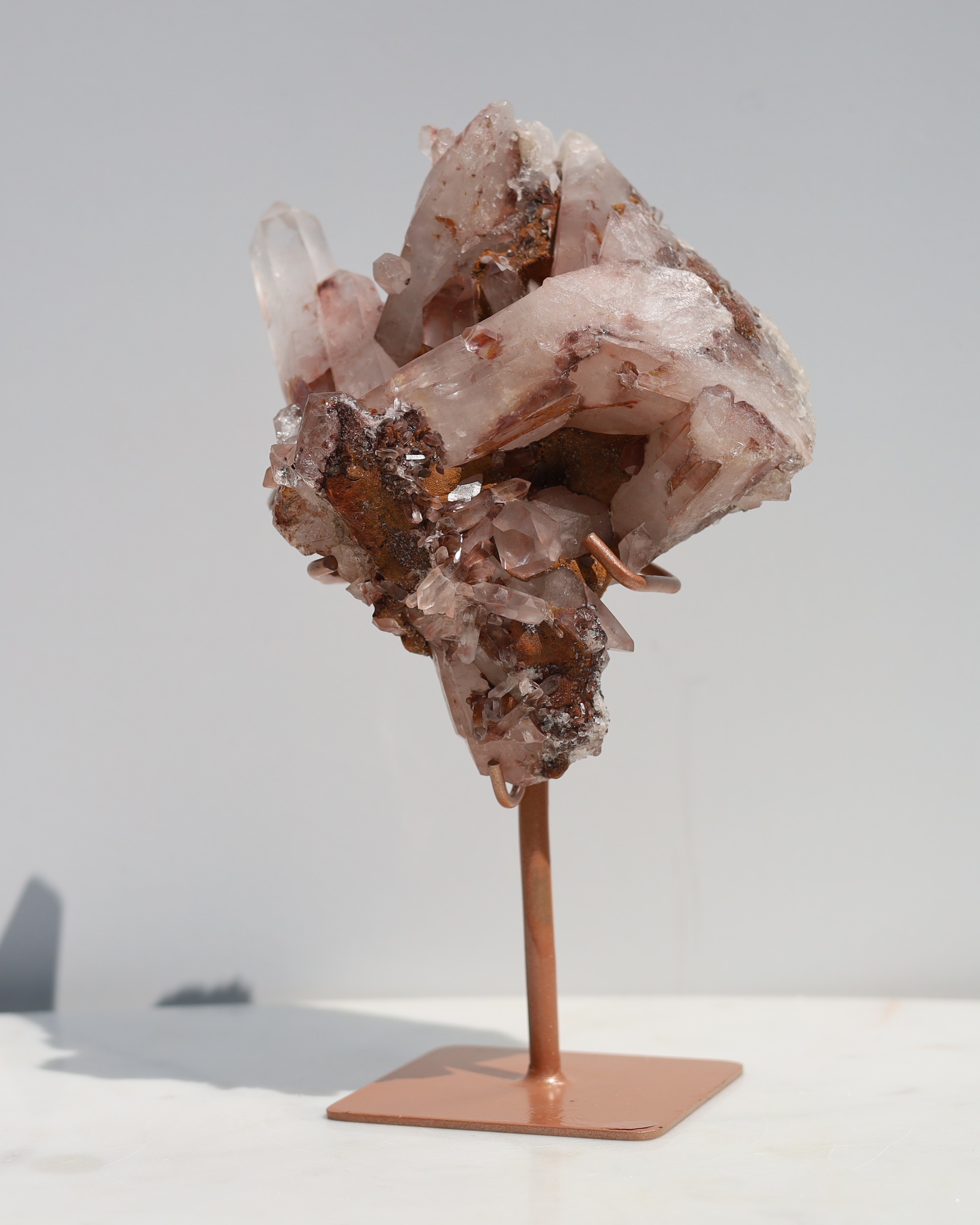 Lithium kwarts, pink aurora - Afbeelding 6