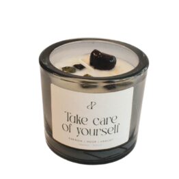 Edelsteenkaars | Granaat & Nefriet | Take care of yourself