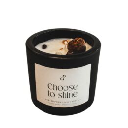 Edelsteenkaars | Bronziet, Citrien & Jaspis | Choose to shine