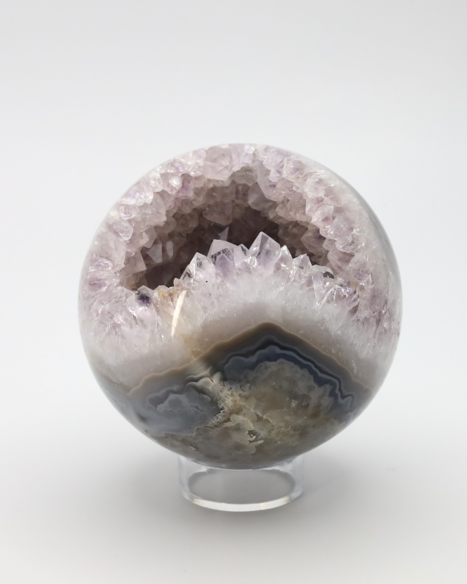 Agaat | Amethist | Crystal Orb - Afbeelding 3