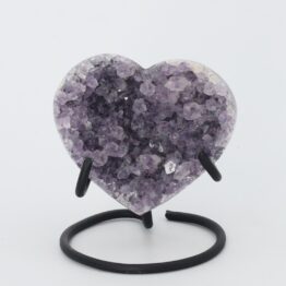 Amethist hartje op standaard | Sweet Little Spark | 1