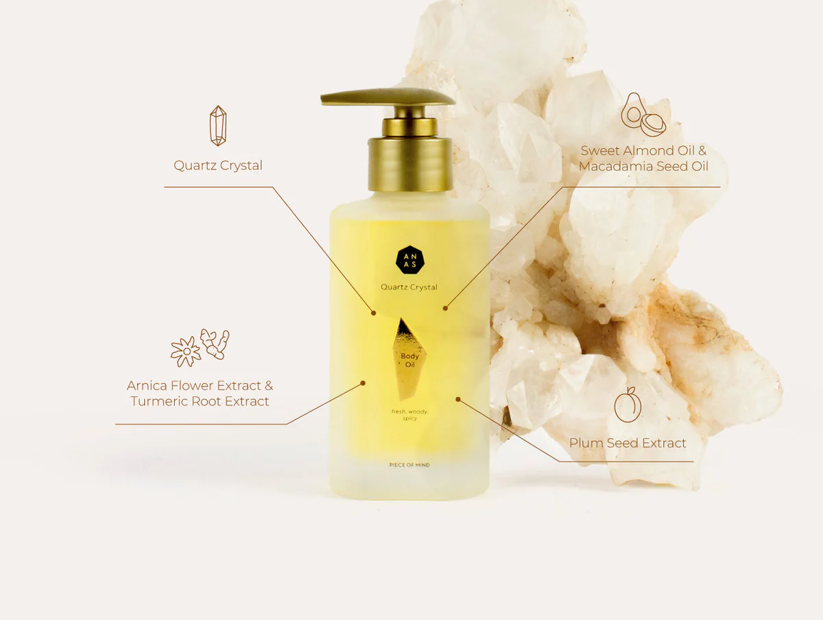 Bergkristal Body Oil | 120 ML - Afbeelding 2
