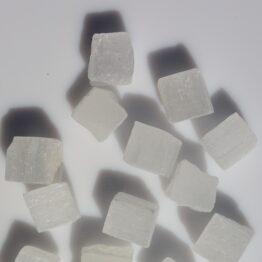 Seleniet | Trommelsteen | Blokje | Ruw