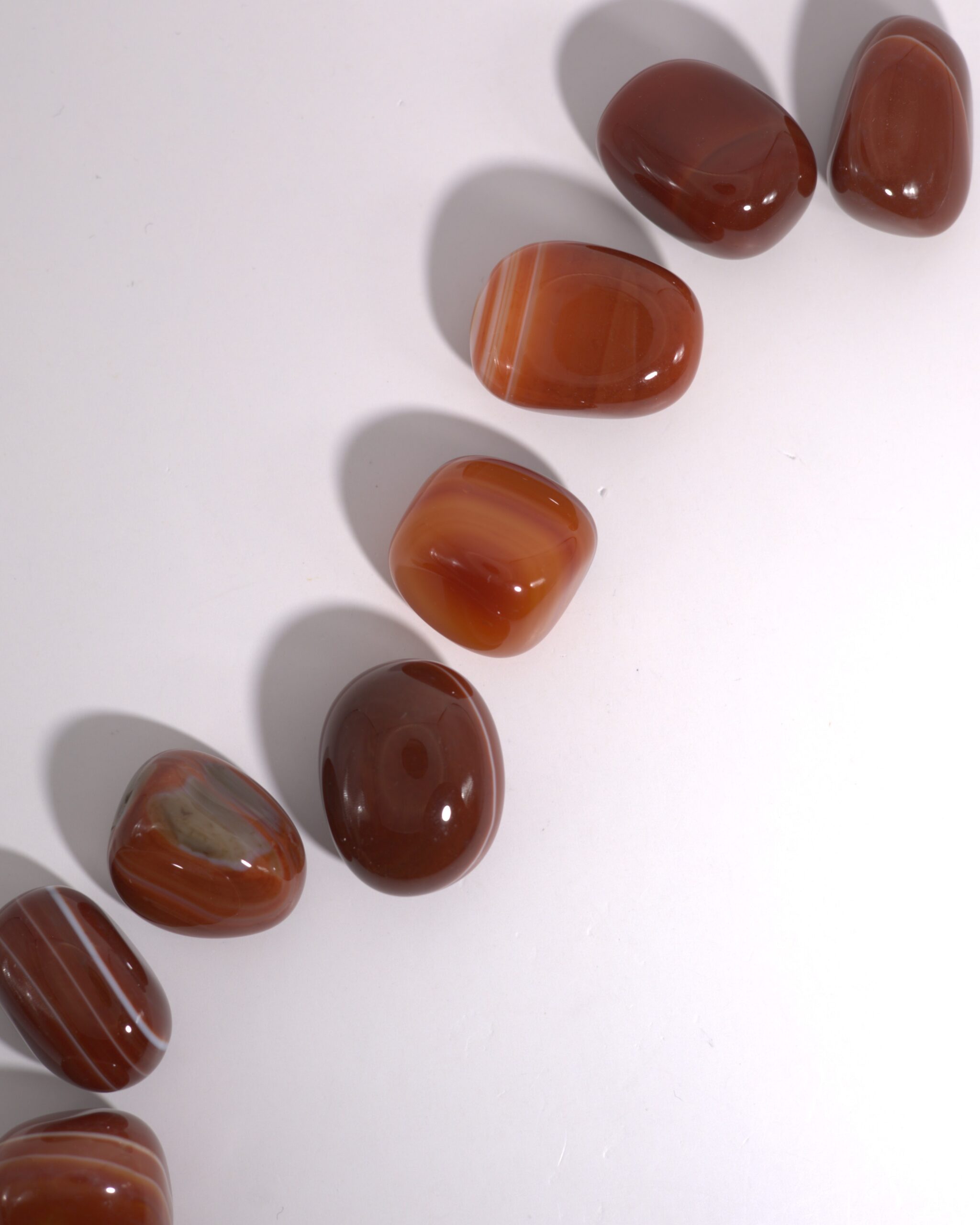 Carneool trommelsteen | AAA - Afbeelding 2