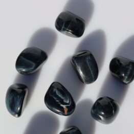 Tijgeroog trommelsteen | Valkenoog | Blauw tijgeroog