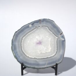 Agaat schijf op standaard