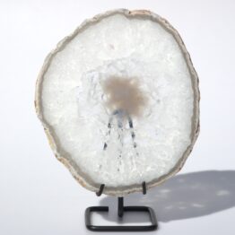 Agaat schijf op standaard